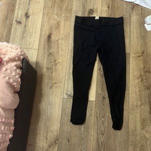 Thick black leggings